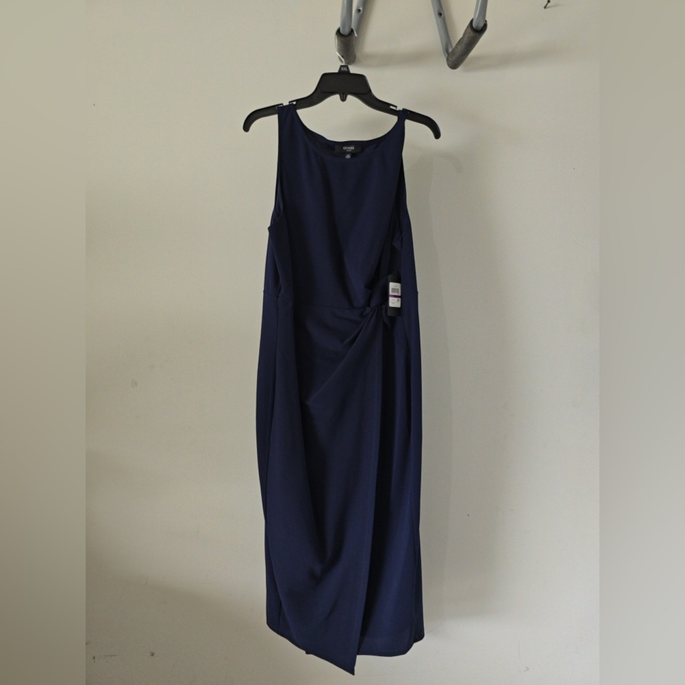 Guess Dark Blue Maxi Dress XXL NEW